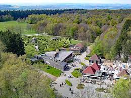 Luchtfoto van het Drielandenpunt