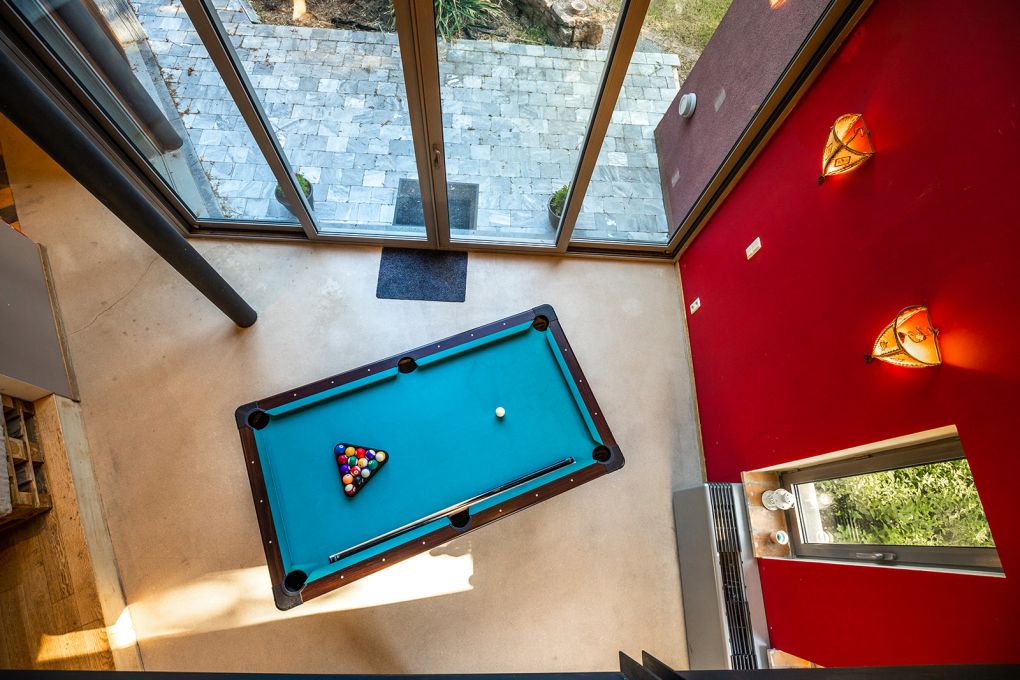 billard vu de haut