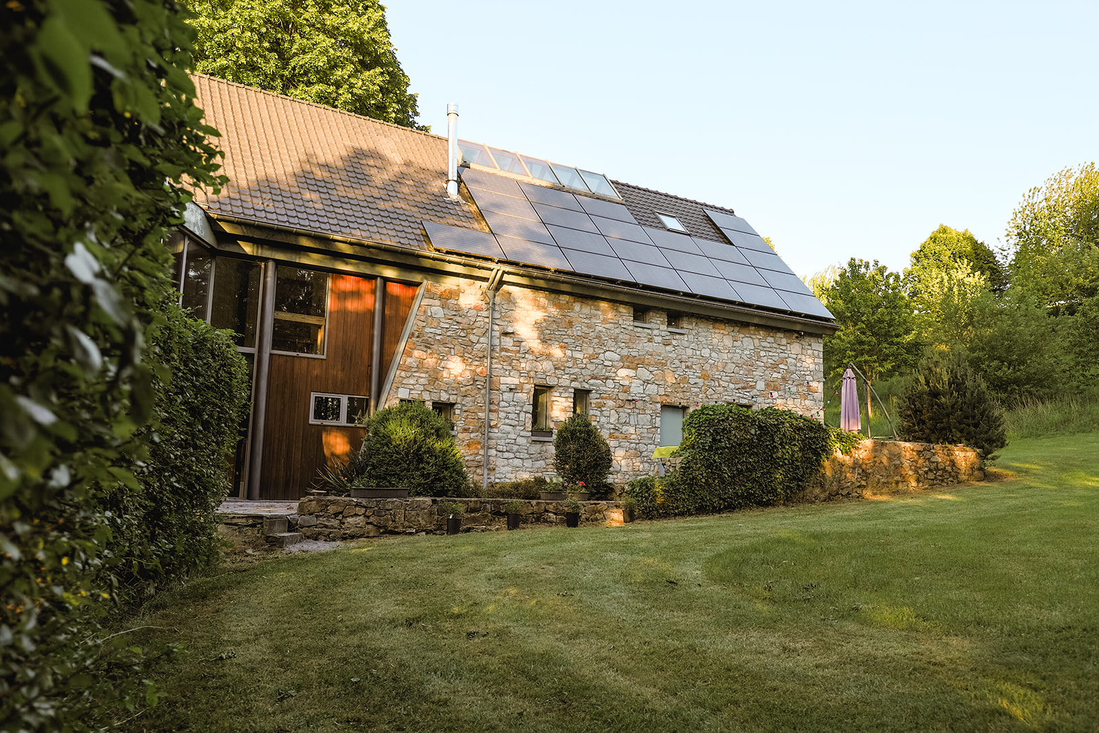 Photo de la maison vue de l'arrière